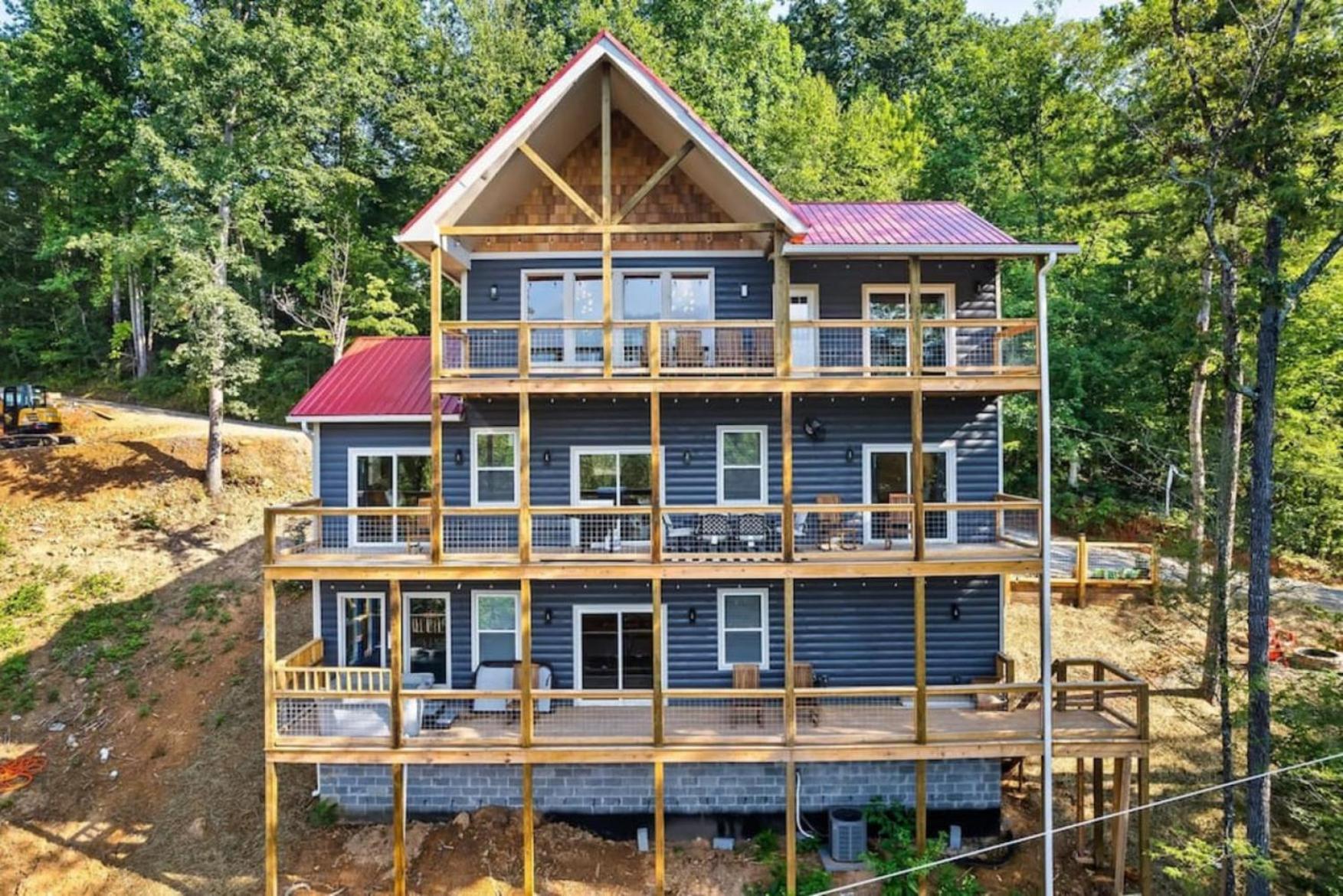 Tranquil Mountain Getaway By Ghosal Luxury Lodging Gatlinburg Exterior photo