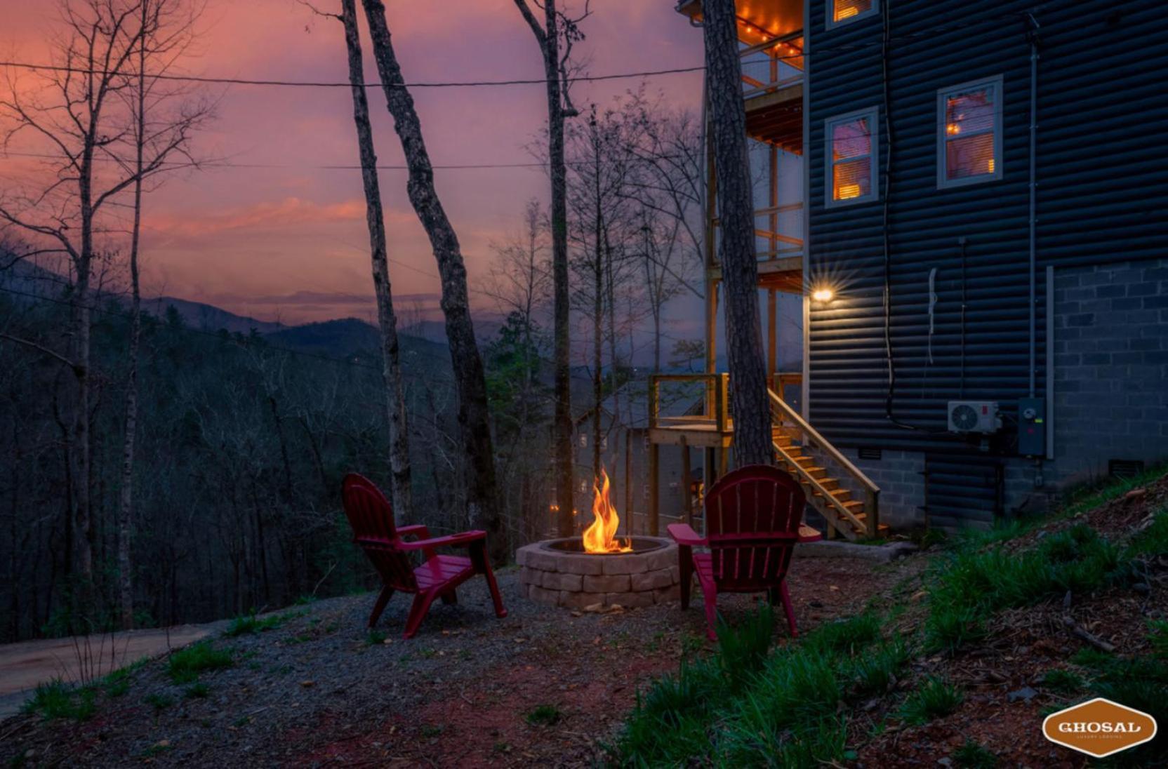 Tranquil Mountain Getaway By Ghosal Luxury Lodging Gatlinburg Exterior photo