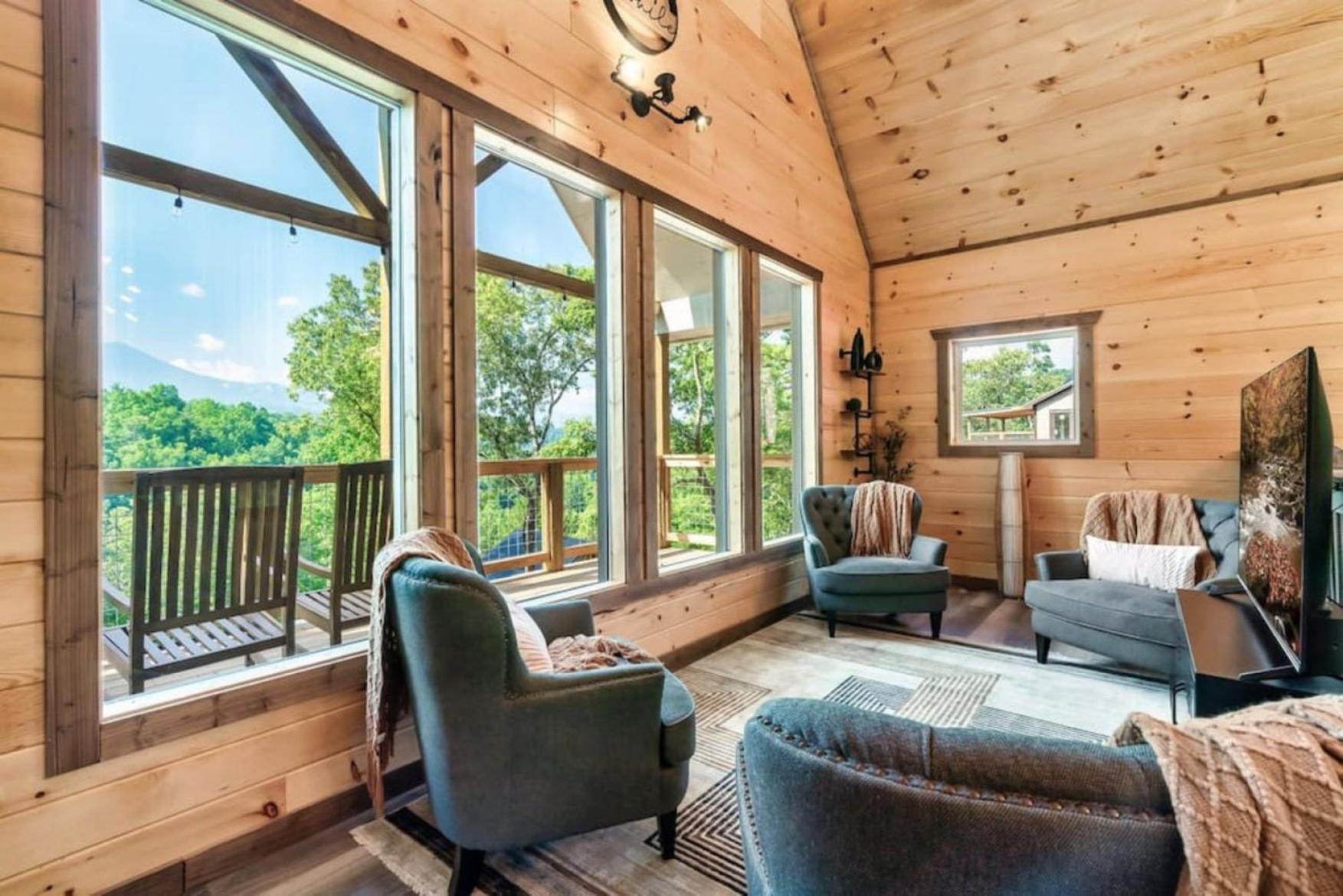 Tranquil Mountain Getaway By Ghosal Luxury Lodging Gatlinburg Exterior photo